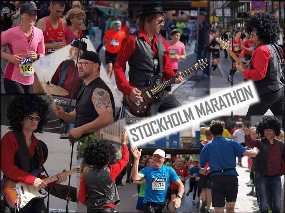 Stockholm Marathon. Scoop, partybandet för fest och krog